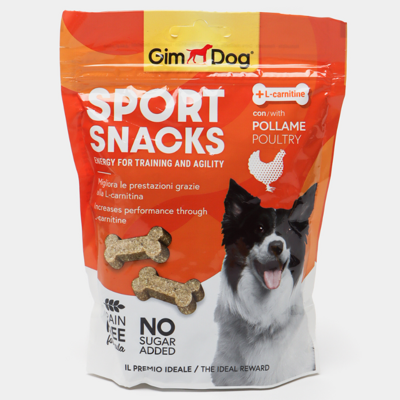 Gim Dog Sport Snack Beef Лакомства для собак спортивные закуски для энергия для тренировок и ловкости с говядиной 60 грамм