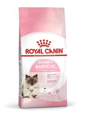 Royal Canin Mother & Babycat Полнорационный корм для котят в возрасте от 1 до 4 месяцев, а также для кошек в период беременности и лактации Упаковка 2 кг