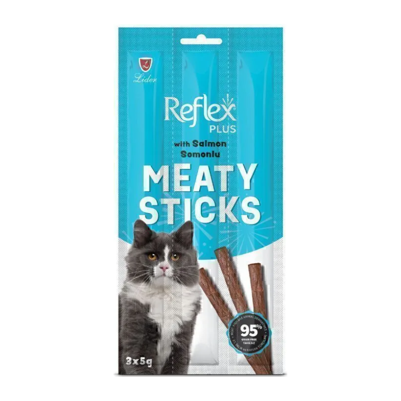 Reflex Plus Meaty Sticks Salmon Лакомство для кошек с лососем 3*5гр RFT-016