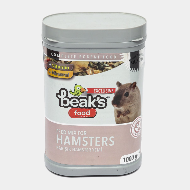 Beaks Food Exclusive Hamster Корм для хомяков Баночка 1000 гр ST011