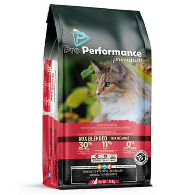 Pro Performance Premium Mix Сухой корм для кошек из курицы, стейка и креветок Развес 1 кг