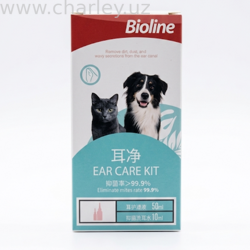Bioline Набор для ухода за ушами для кошек и собак 2516