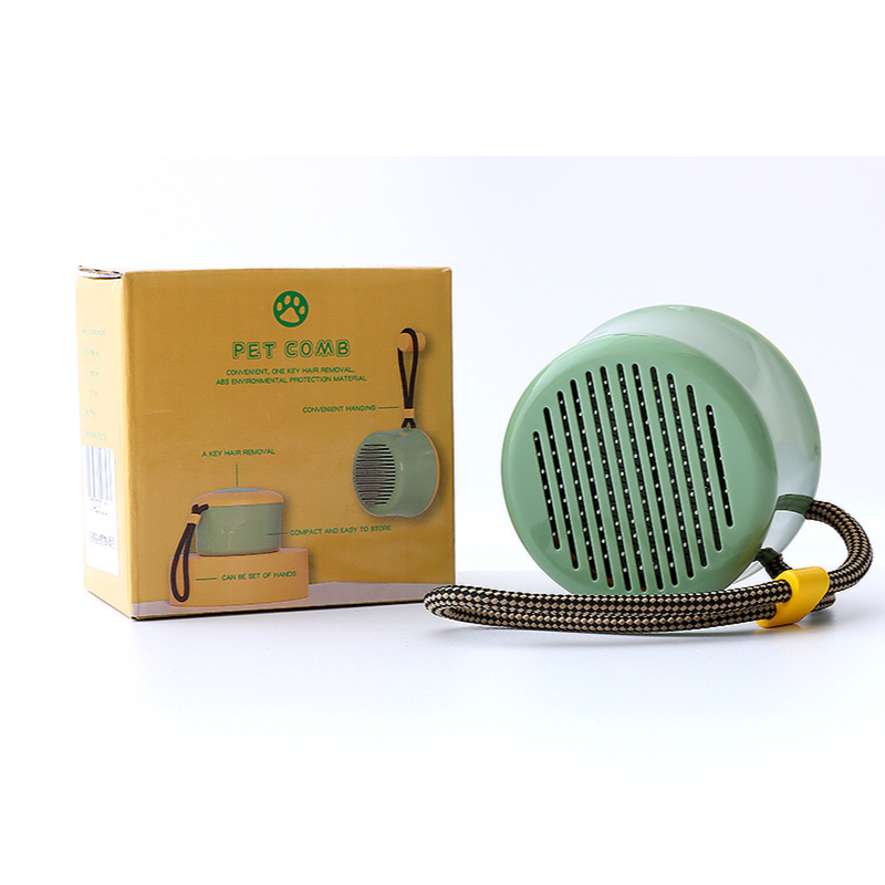 X9 Portable Pet Comb Пуходерка электронная, круглая с кнопкой 07A3301/2