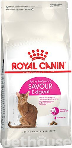 Royal Canin Savour Exigent Adult Cat Сухой полнорационный корм для взрослых привередливых кошек от 1 до 7 лет Мешок 10 кг