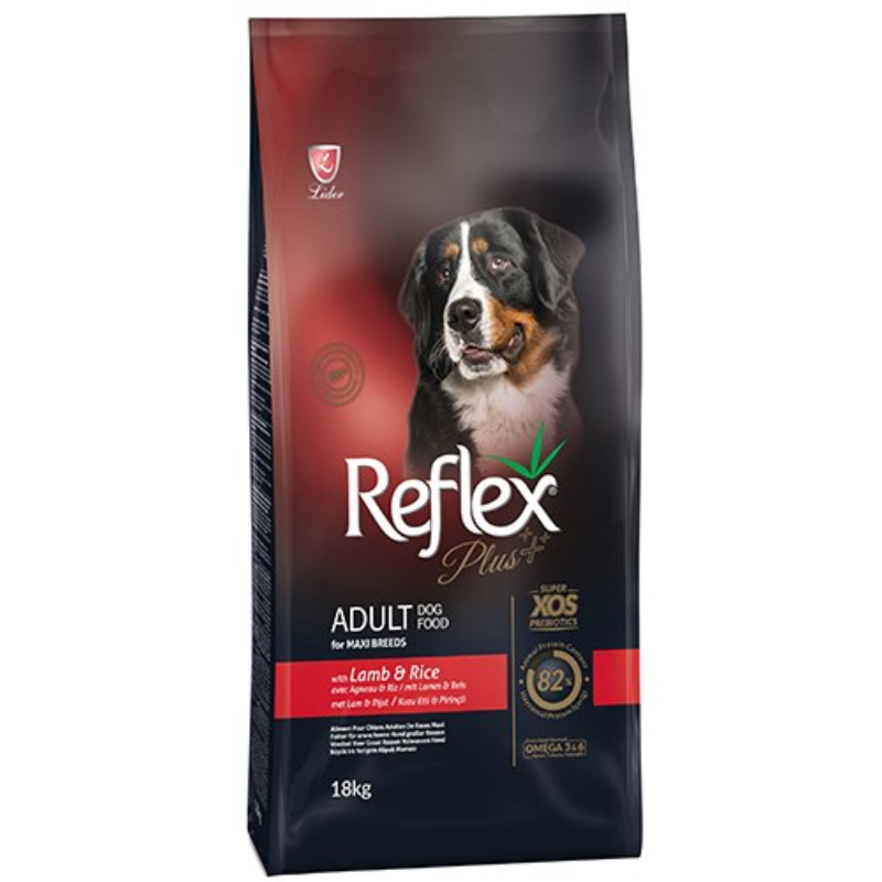 Reflex Plus Adult Maxi Breed Lamb and Rice Сухой корм для взрослых собак крупных пород с ягненком и рисом Развес 1 кг