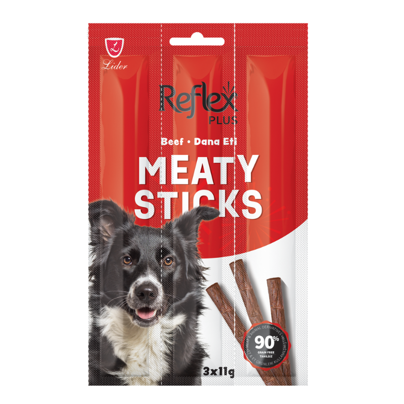 Reflex Plus Meaty Sticks Beef Лакомство для собак с говядиной 3*5гр RFT-020