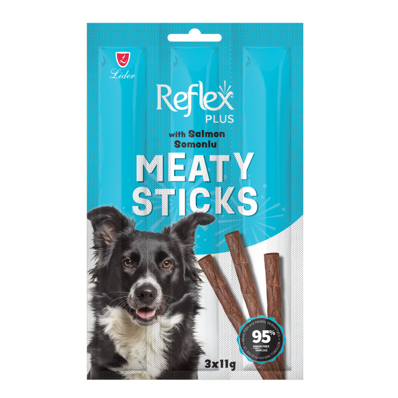 Reflex Plus Meaty Sticks Salmon Лакомство для собак с лососем 3*5гр RFT-017