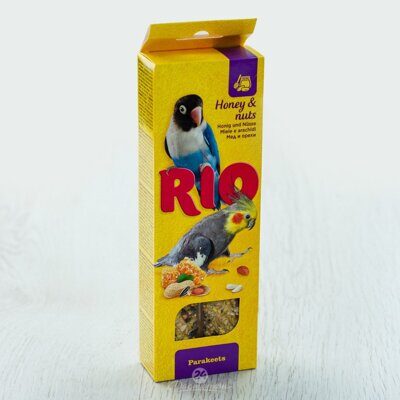 RIO Honey and Nuts Палочки средних попугаев с медом и орехами 2х75 гр