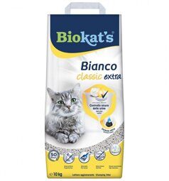 Biokat’s Bianco Classic Extra Комкующийся Наполнитель для кошачьего туалета Упаковка 10 кг