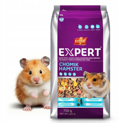 Vitapol Expert Полнорационный беззерновой корм для хомяков Упаковка 750гр