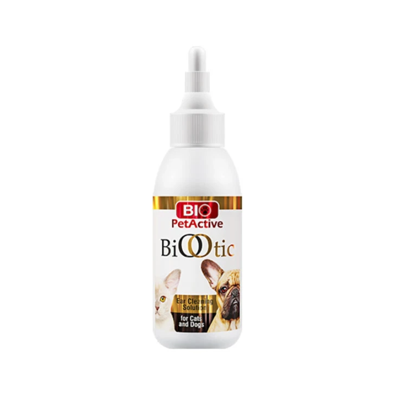 Bio Pet Active Bio Otic Капли для очистки ушек у кошек и собак Флакон 100 мл