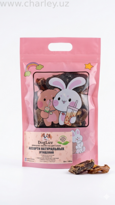 DogLuv Лакомство для собак Мясное ассорти Упаковка 140гр
