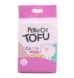 Petpet Cat Tofu Cat Litter Наполнитель для кошек с лавандой Упаковка 2.3 кг