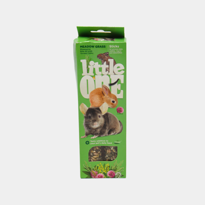 Little One Палочки для грызунов с луговыми травами, 2x55 гр
