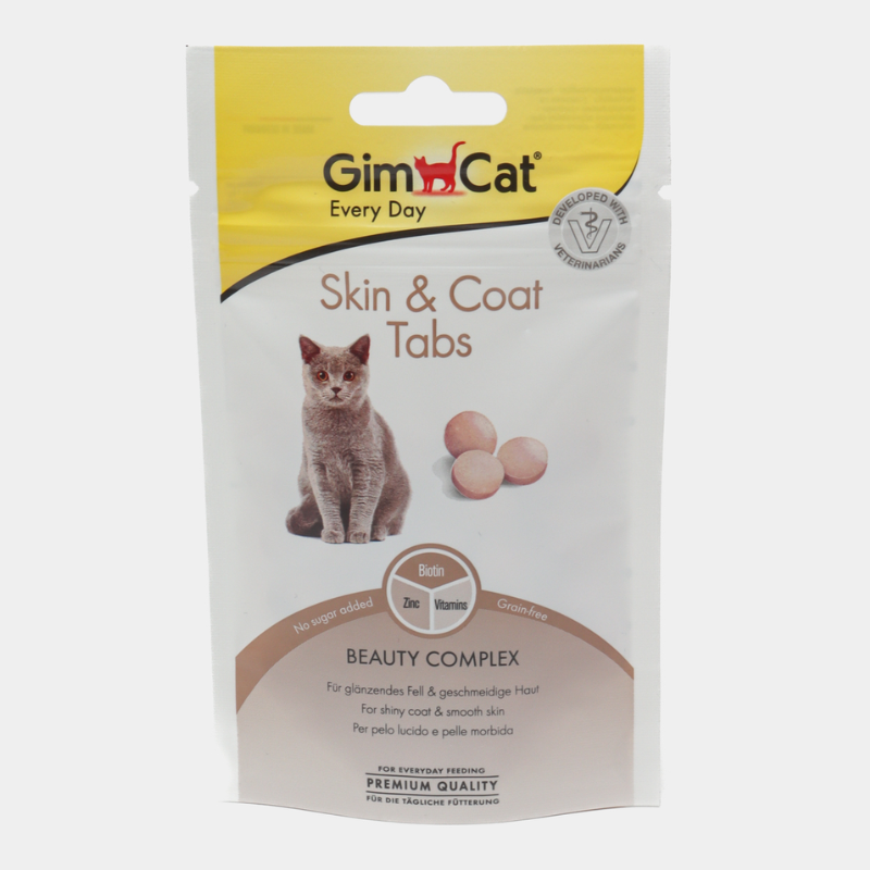 Gim Cat Beauty complex for Skin Coat and Tabs Лакомство для кошек для поддержания красоты кожи, шерсти и ушей 40гр