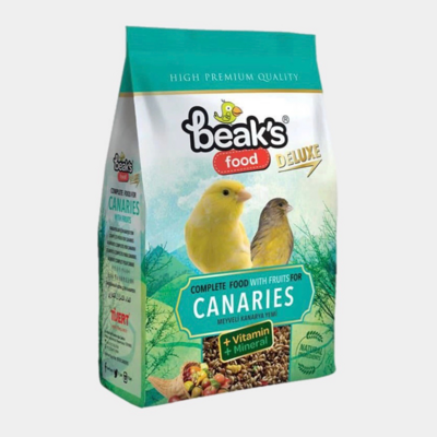 Beaks Food Deluxe Canaries with Fruits Полнорационный корм для канареек с витаминами и минералами с фруктов Пакетик 500 гр KY005