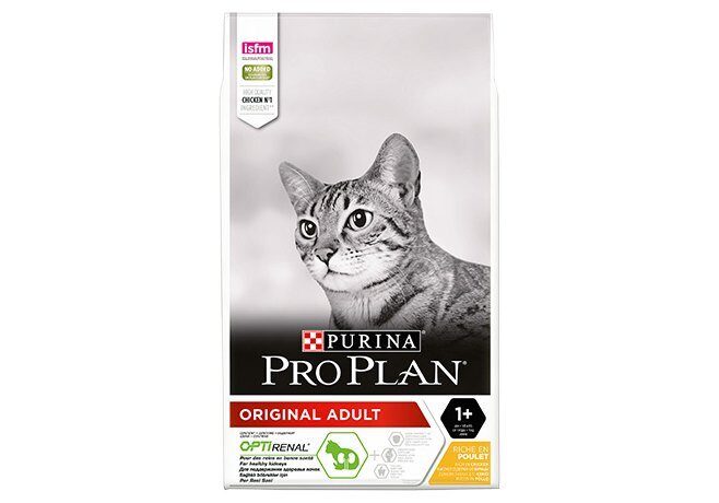 Pro Plan Original Adult Сухой корм для кошек с курицей Развес 1 кг