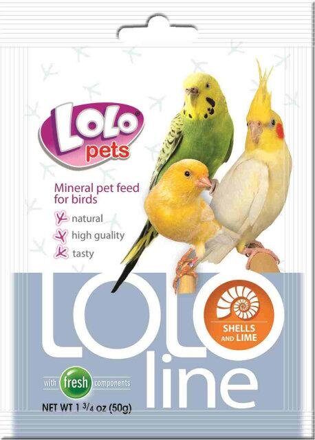 Lolo Pets for Birds Витамины для птиц с ракушками и кальцием Упаковка 50 гр 72043