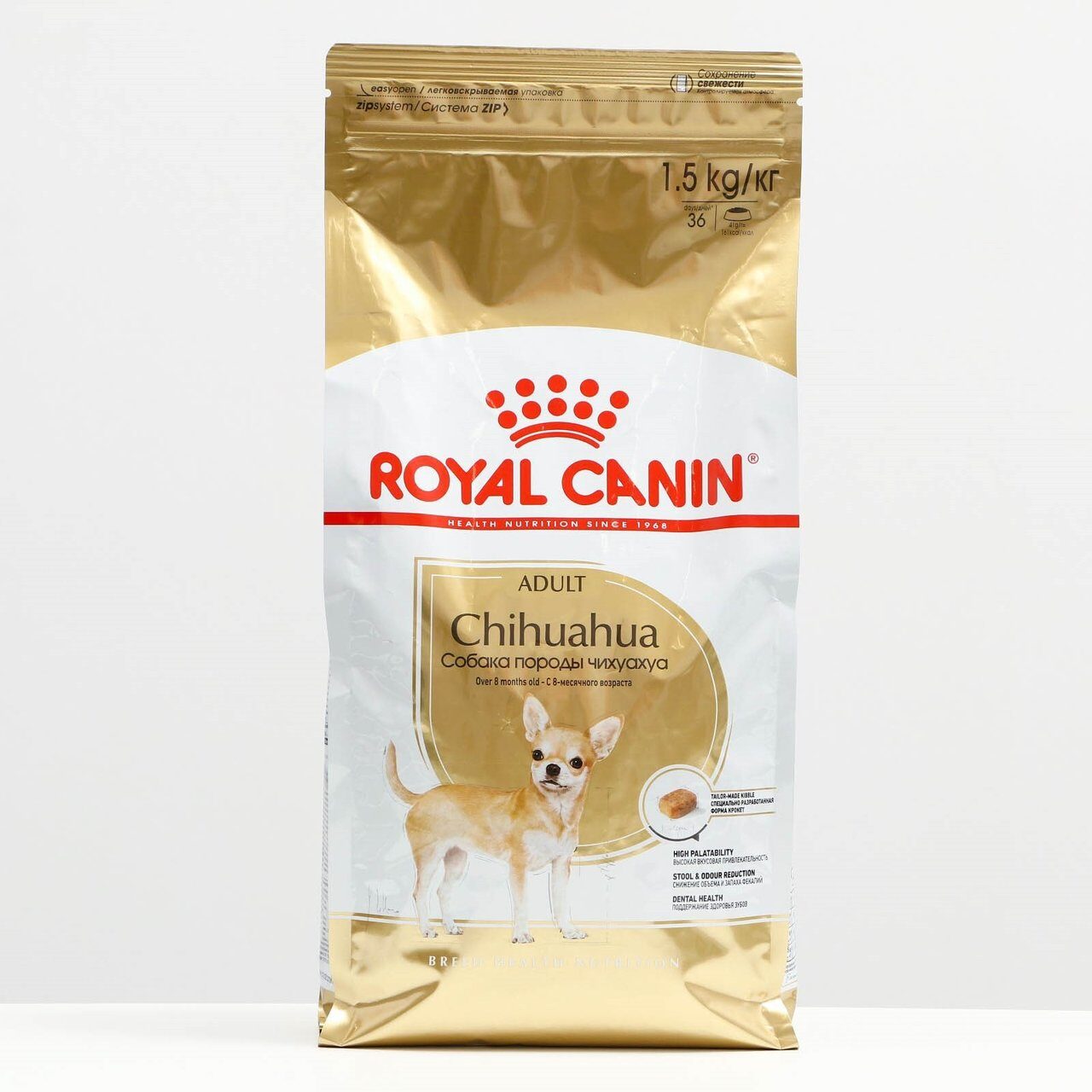 Royal Canin Chihuahua Adult для взрослых собак породы чихуаху, Упаковка 1,5 кг