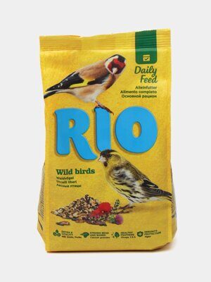 RIO Wild Birds Корм для лесных певчих птиц Основной рацион Упаковка 500 гр