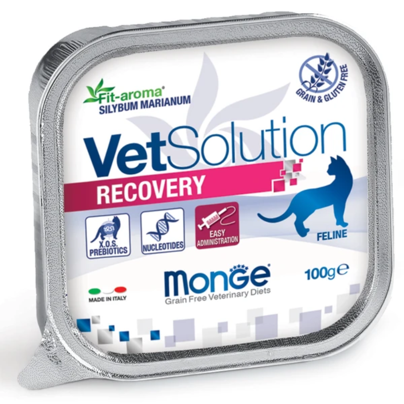 Monge VetSolution Recovery Влажный корм для кошек для восстановления Ламистер 100гр