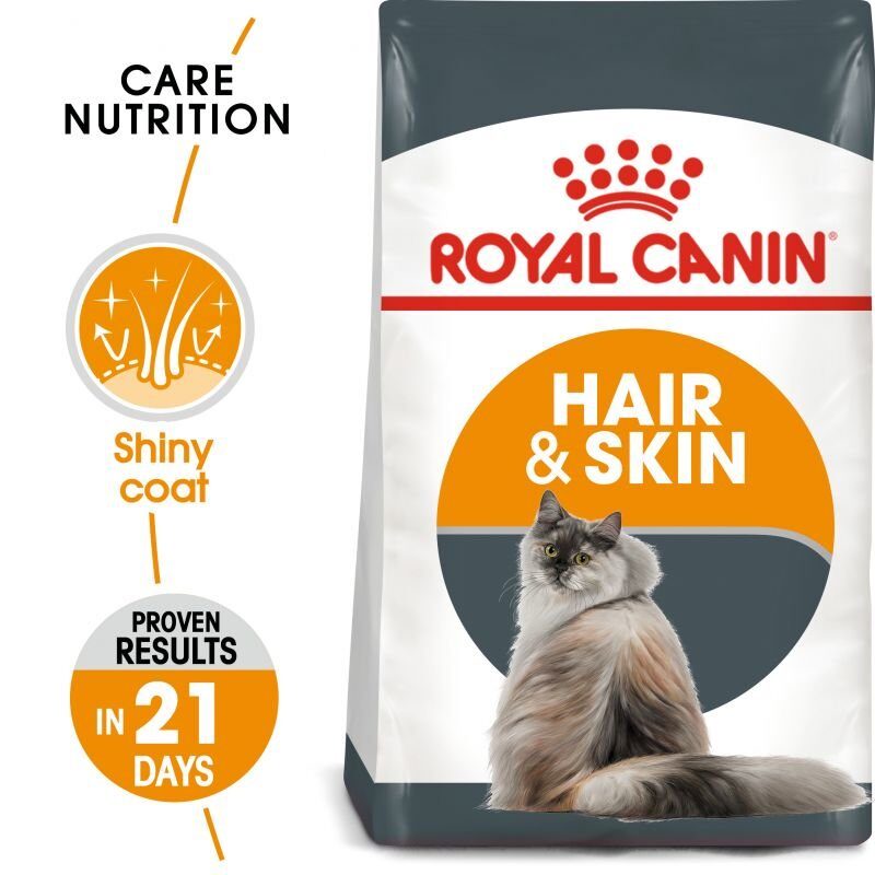 Royal Canin Hair & Skin Care, корм для здоровья кожи и блеска шерсти у кошек Развес 1 кг