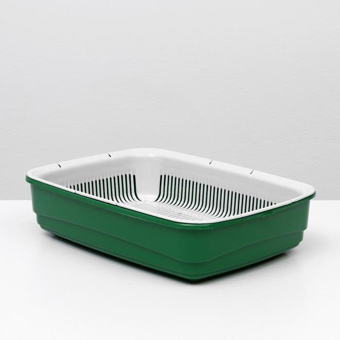 Лоток большой с сеткой Atlantis "Стандарт" для кошек 42х31х10 см ...