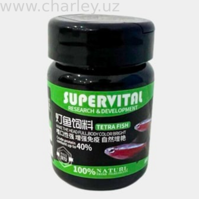 Supervital Tetra Fish Корм для рыб Баночка 25гр