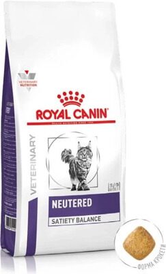 Royal Canin Neutered Satiety Balance Сухой корм для взрослых котов и кошек с момента стерилизации до 7 лет Мешок 12 кг