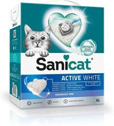 Sanicat Active Комкующийся наполнитель для кошачьего туалета без запаха 6л