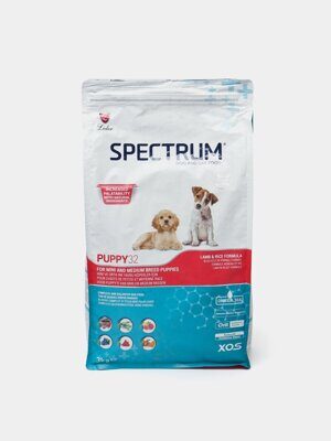 Spectrum Puppy 32 Сухой корм для щенков малых и средних пород с ягненком и рисом Упаковка 3 кг