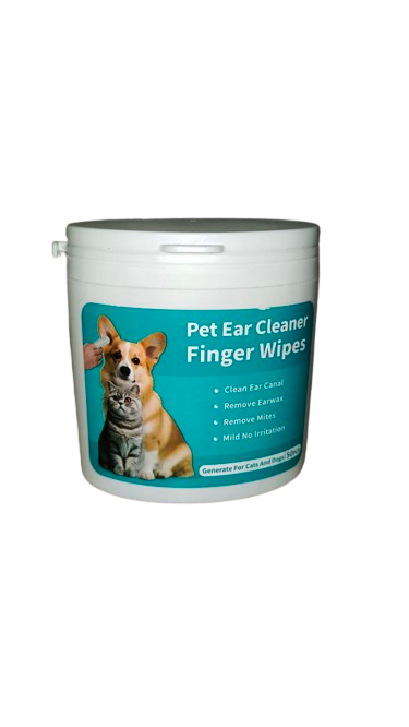 Pet Ear Cleaner Салфетки на палец для чистки ушей питомцев 50 шт