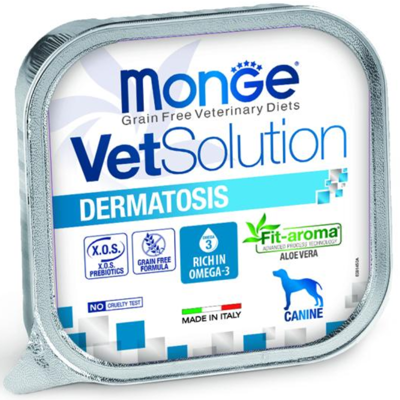 Monge VetSolution Dermatosis Влажный корм для собак против дерматоза и облысений Ламистер 150 гр