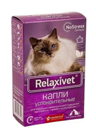Relaxivet Капли успокоительные для кошек и собак 10 мл