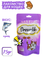 Dreamlike Лакомство для кошек с тунцом Упаковка 75гр